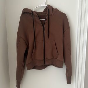 ACTA Brown Full Zip Sweatshirt